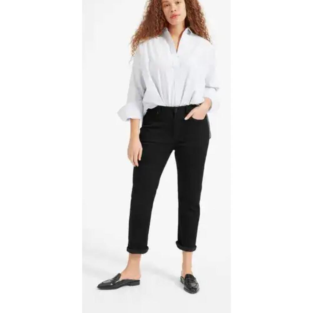 Everlane Black The Modern Boyfriend Denim Jeans size 25R